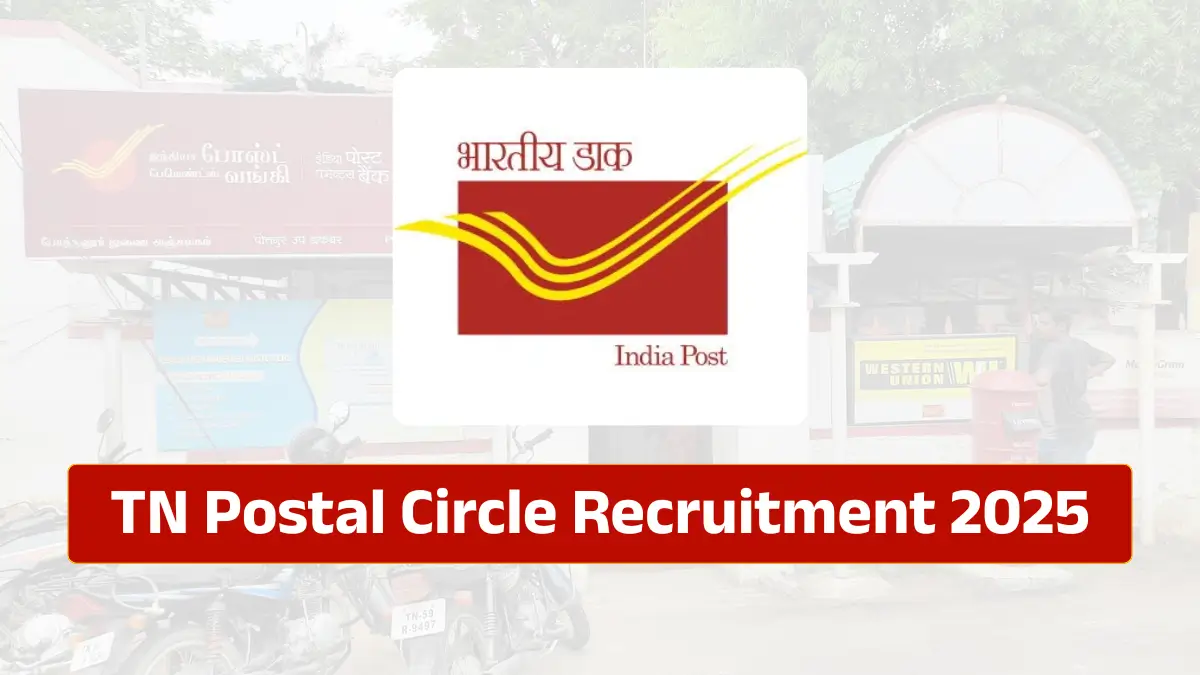 TN Postal Circle Recruitment 2025