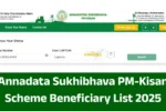Annadata Sukhibhava PM-Kisan Scheme Beneficiary List 2025